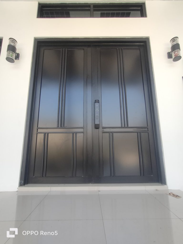 Harga 1 set kusen pintu aluminium