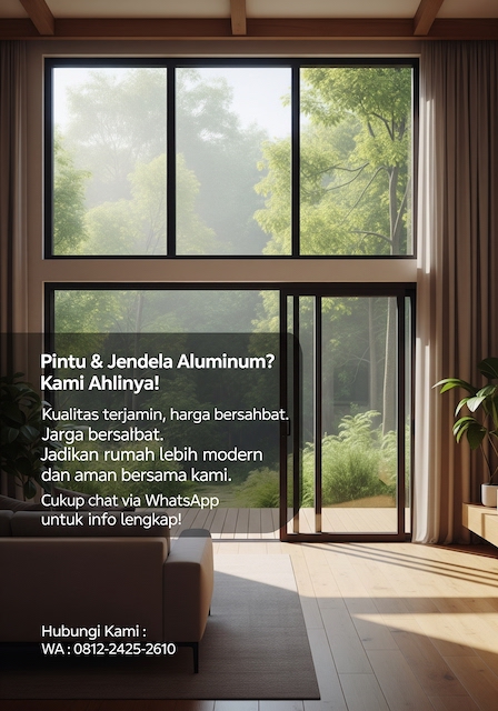 Perkiraan Harga Pintu Aluminium Sliding