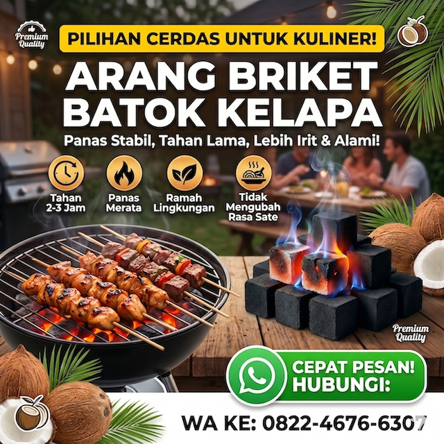 Briket Batok Kelapa